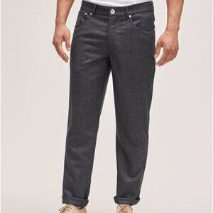 Brunello Cucinelli Men's Wool Dress Pants